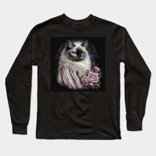 Royal Ragdoll Cat Long Sleeve T-Shirt